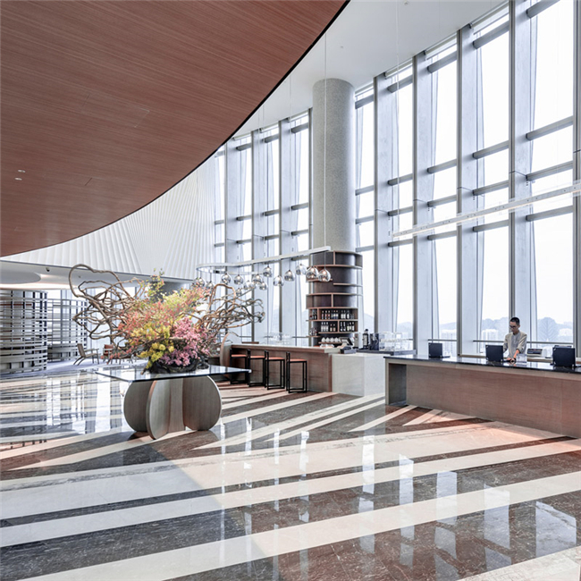 Wood Grain Color U Shape Pvc Wooden Ceiling Tube Decoration