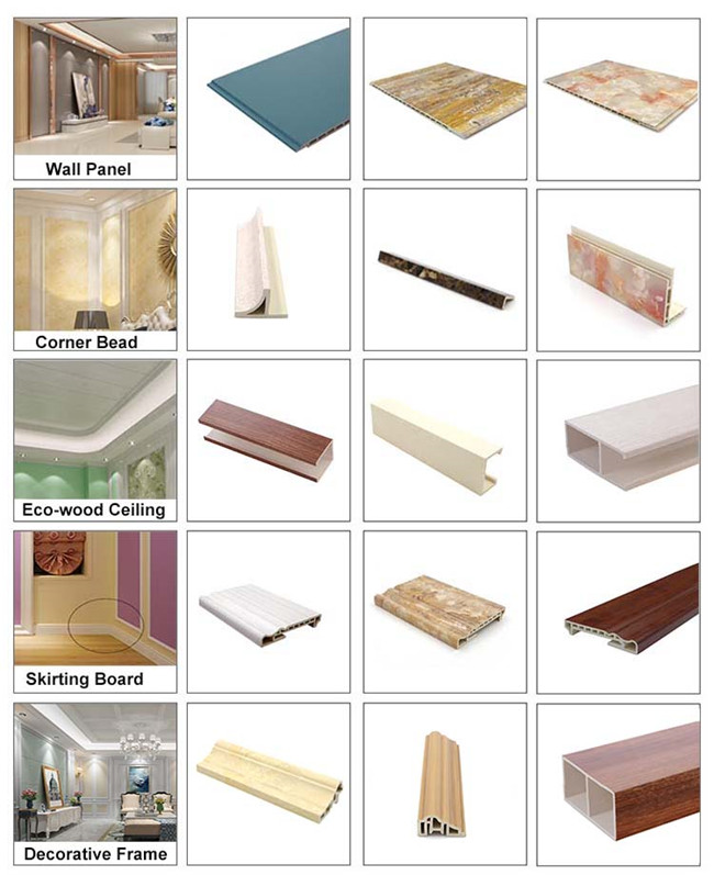 Wood Color Pvc Ceiling Panels Wpc Pvc Decorative Wall Ceiling