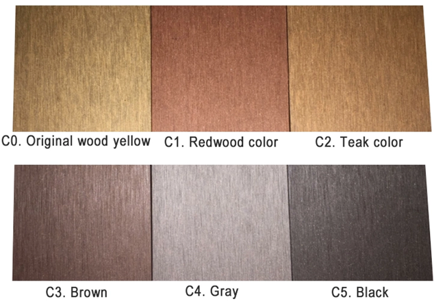 Wpc Cladding Colours Lightweight Exterior WPC Wall Cladding , Outdoor Wood Grain Recycled ...