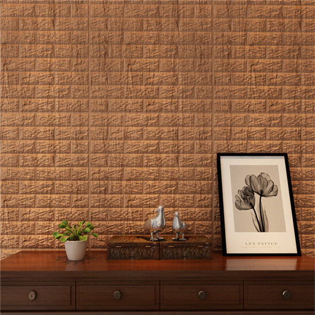 Classic Brick Design Self Adhesive Wall Panels / Decorative Foam Board