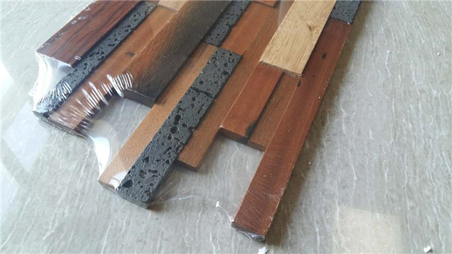 High Grade Natural Wood Panels Walls / Decorative Wood Boards For Home Wall