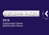 Decorative Polyurethane Crown Molding / Carved Panel Moulding For Wall / Ceiling