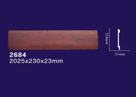 Light Weight Polyurethane Faux Beams , Wood Color Decorative Fake Ceiling Beams