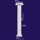 Marble Design Polyurethane Columns , Plaster Roman Columns / Gypsum Columns