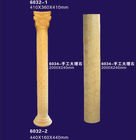Round Shape Concrete Roman Columns / Architecture Columns With Luxury Marble Design
