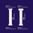 Round Shape Concrete Roman Columns / Architecture Columns With Luxury Marble Design