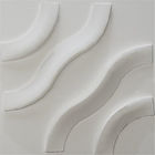 Painted Decorative 3D PVC Wall Panels / 3D Foam Bedroom Wall Art Panels