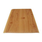 Wood Grain / Fiber Wood Plastic Composite Decking , Laminated PVC Wall Panels
