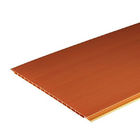 Wood Grain / Fiber Wood Plastic Composite Decking , Laminated PVC Wall Panels