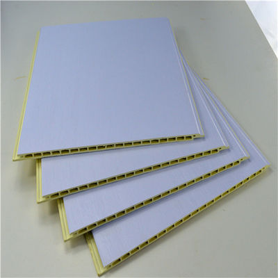 300mm WPC Wall Panel , Fireproof Pvc Wall Panels / Ceiling With Wood Material