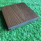 Co Extrusion Hollow WPC Deck Flooring Anti Scratch For Outdoor