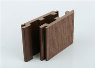 Outdoor PVC Wall Cladding , Exterior Wood Plastic Composite Wall Cladding Waterproof