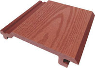 Lightweight Exterior WPC Wall Cladding , Outdoor Wood Grain Recycled Plastic Cladding