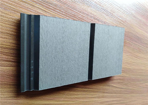 Recycled WPC Wall Cladding / Decorative Wood Plastic Composite Wall Covering