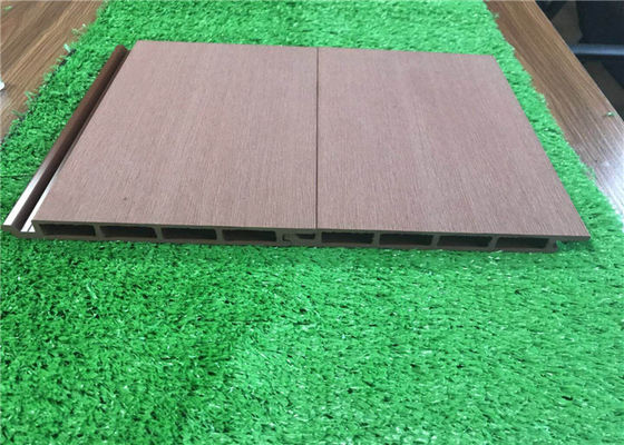 Recycled WPC Wall Cladding / Decorative Wood Plastic Composite Wall Covering