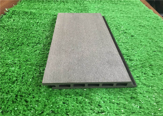 Recycled WPC Wall Cladding / Decorative Wood Plastic Composite Wall Covering