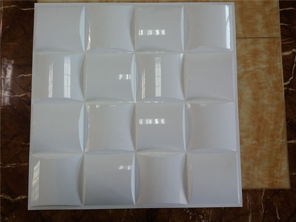 Light Weight 3D PVC Wall Panels Acrylic / Plastic Material For Interior ...