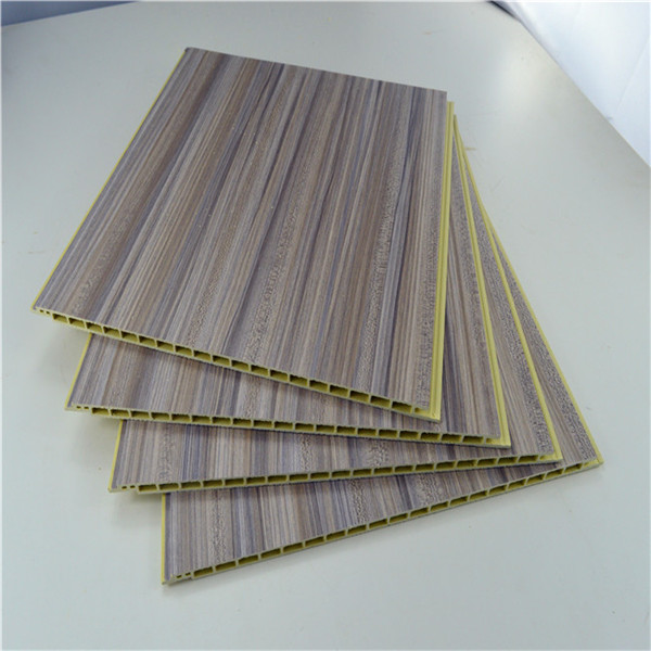 Bamboo Fiber Integrated WPC Wall Panel , Decorative PVC Wood Plastic ...